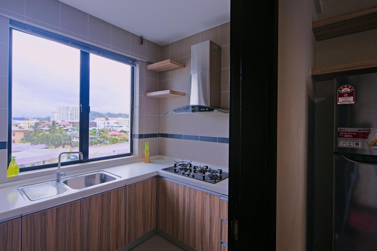 Aa Residen Luxury Condo Homestay 18Mins Walk Tanjung Aru Beach & Golf Course, Not Beach Side Resort Кота-Кинабалу Экстерьер фото